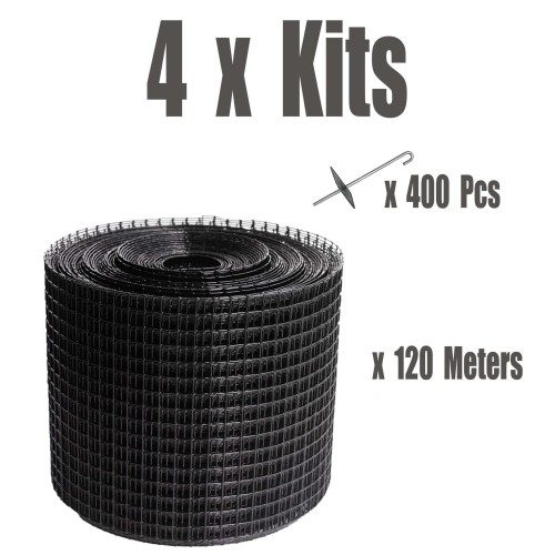 4 x 30M “PRO” PVC Coated Stainless Steel Kits (100 Fasteners per kit)-$130/kit