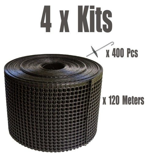 4 x 30M “PRO” HDPE Plastic Kits   (100 Fasteners Per Kit)